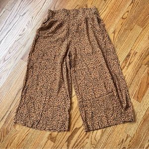 H&M - Leopard Wide Leg Pants